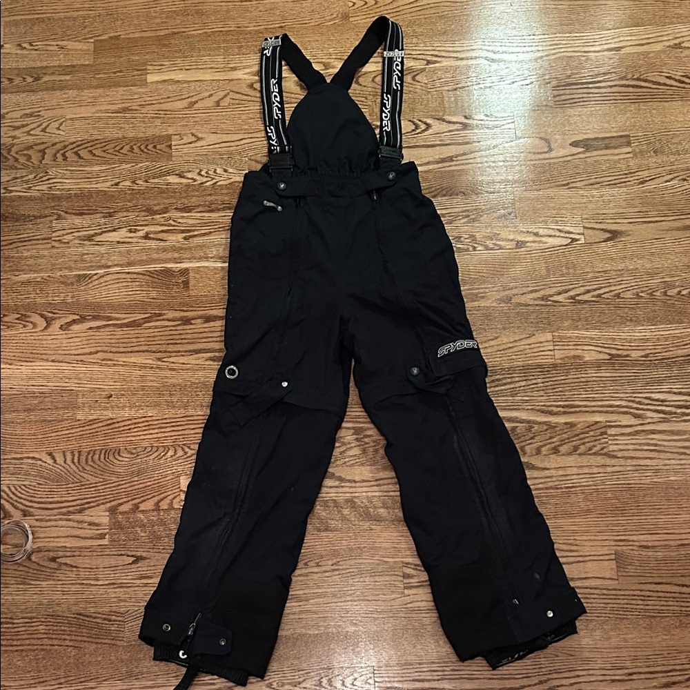 Spyder Black Snow Bib Pants